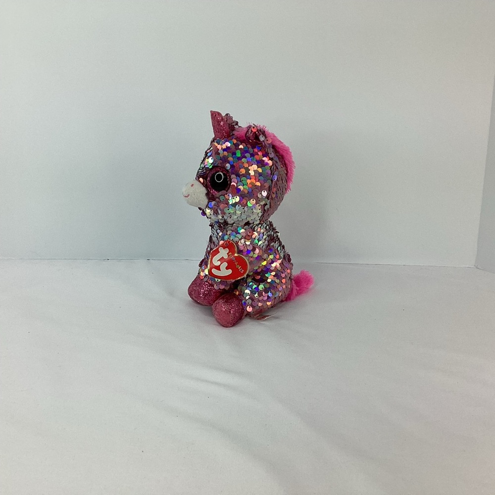 TY Flippables Sequin Plush Sparkle 6" Unicorn Flips Color Change Stuffed  Animal - Picture 2 of 14